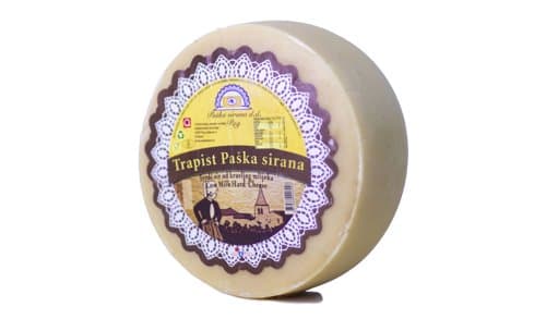 Paška sirana trapist 45%mm cca 2,5 DEL