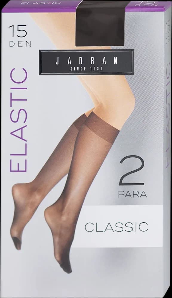 Elastic 15 ženske dokoljenice 2 kom