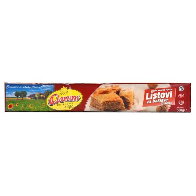 LISTOVI ZA BAKLAVU 500 g CLARUM