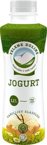 JOGURT VANILIJA SLADOLED 1,1% M.M. 500 G ZELENE DOLINE