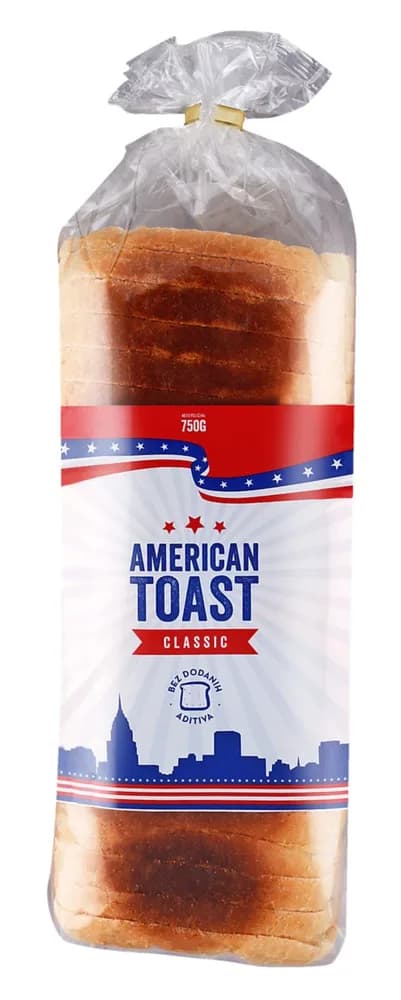 Američki tost classic 750g