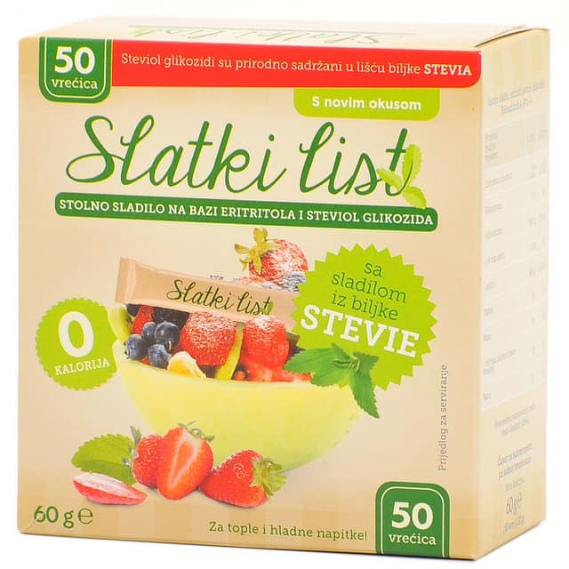 Sladilo Stevija s Eritritolom
