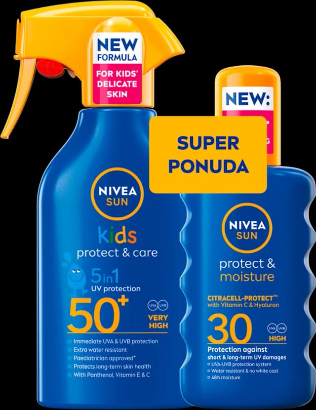 Nivea Sun P&C Kids spr.+ P&M spr. 1 kom.