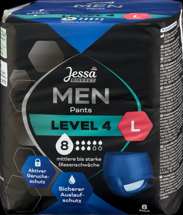 Jessa MEN hig.ulošci ink. super L 8 kom.