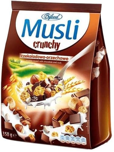 MUSLI BIFOOD 350 g CRUNCHY CH.NU
