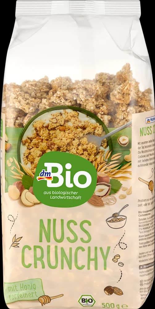 dmBio hrs.zob.pah. s lješnjacima 500g