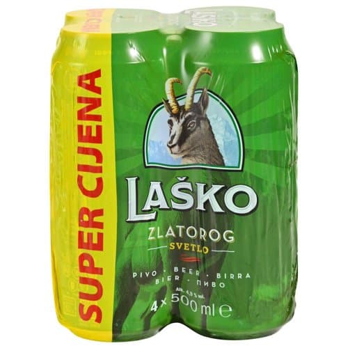 Pivo Laško Zlatorog 6x0,5 L