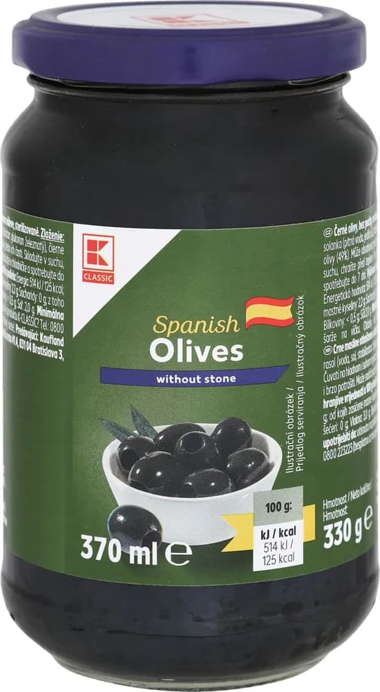 KLC.masline.crne.bez.koštice.330g/160g