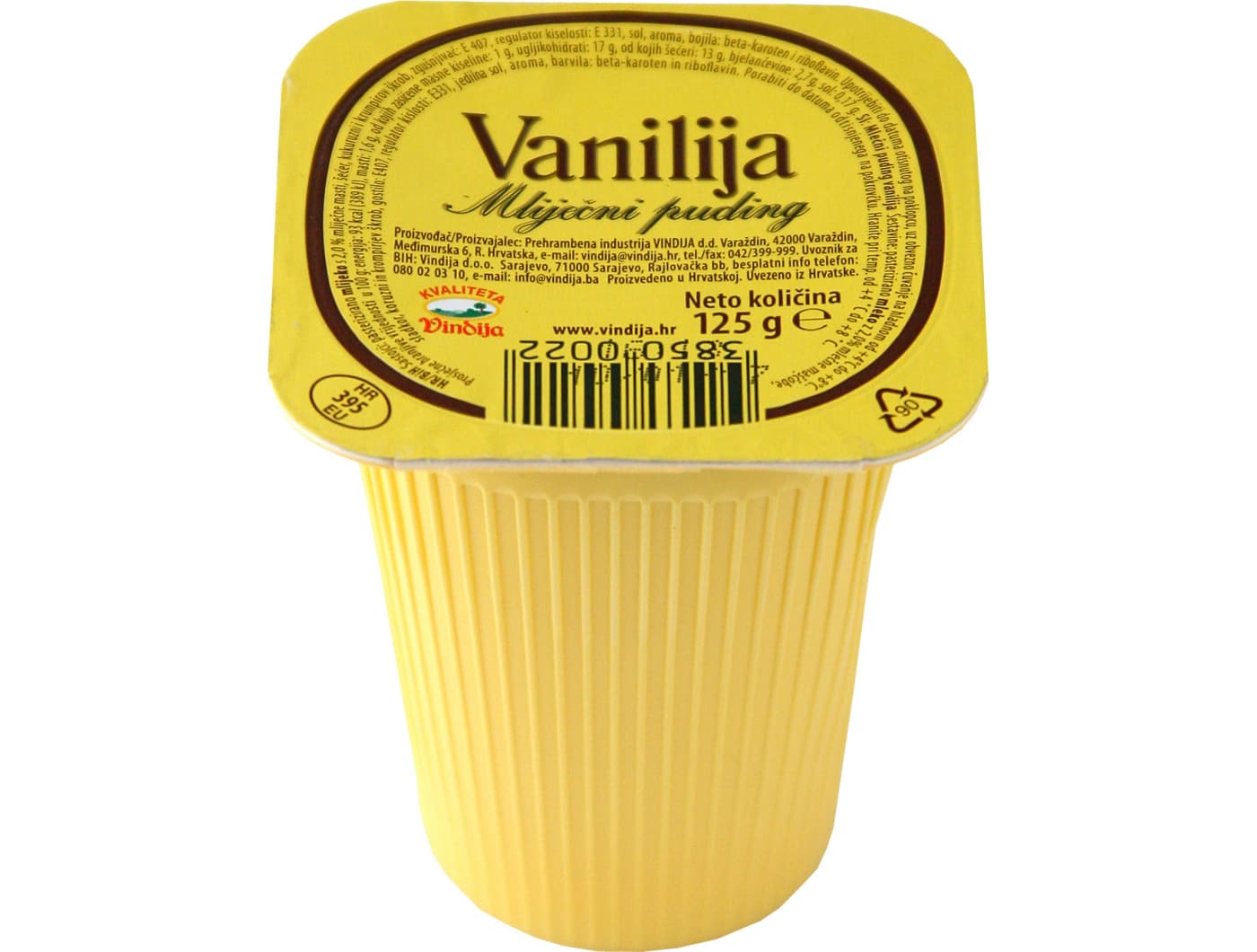 VINDIMA 'z bregov Puding