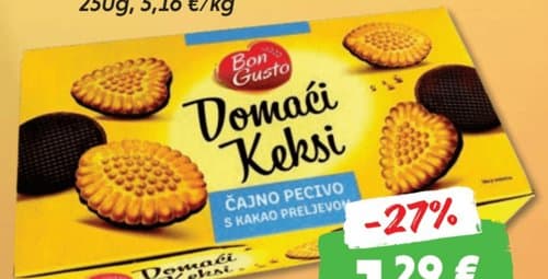 KEKS DOMAĆI BON GUSTO 250 g