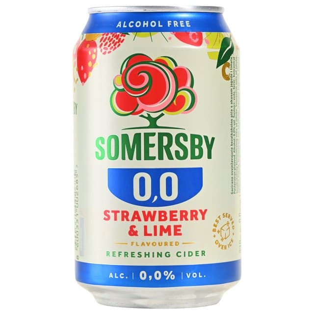 Cider Somersby Jagoda Limeta 0,0%