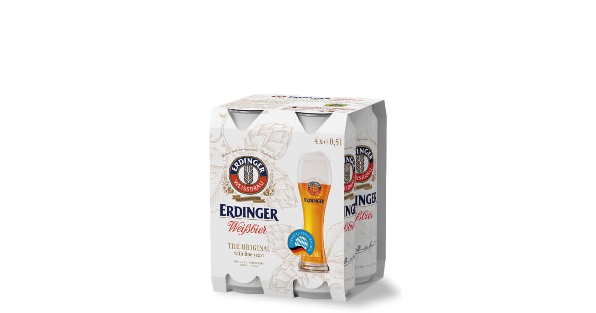 Erdinger Pivo pšen.Weis.5,3%4x0,5L LIM