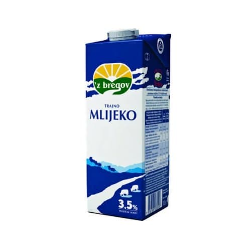 Mlijeko trajno 3,5% m.m.