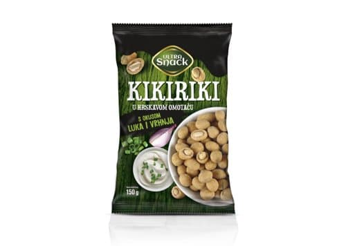 KIKIRIKI U HRSKAVOM OMOTACU LUK I VRHNJE 150 G BITS BYTES