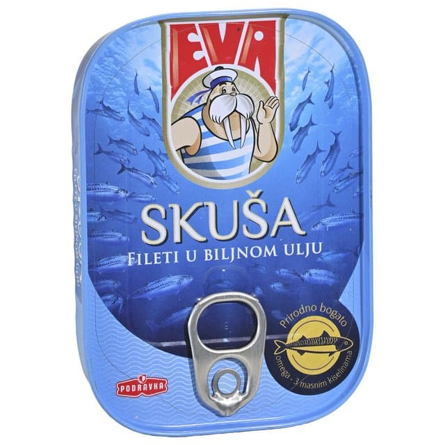Skuša Fileti u Biljnom Ulju