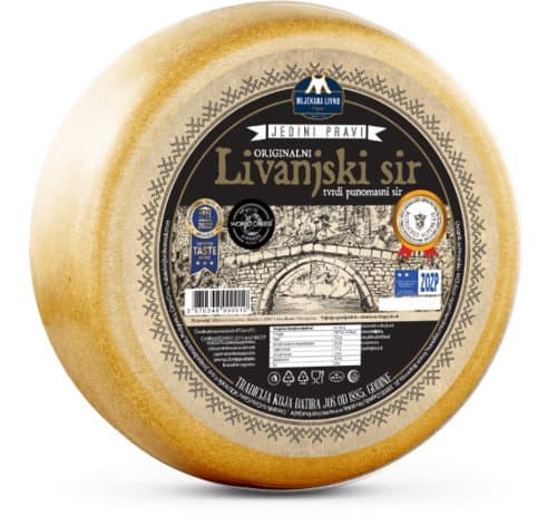 Livanjski sir tvrdi 50% m.m. DEL