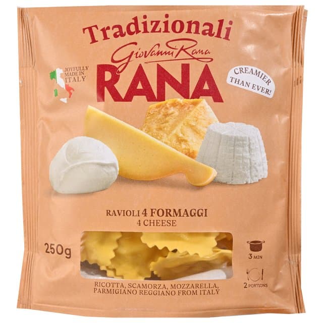 Ravioli 4 vrste sira