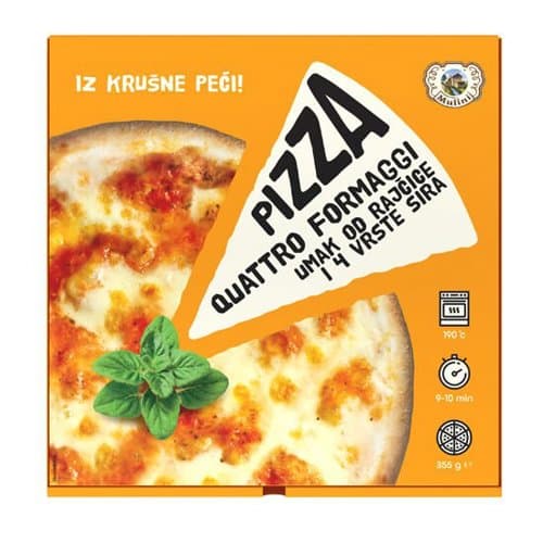 Pizza 4 vrste sira 355 g
