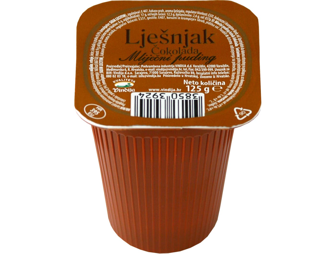 Puding Lješnjak Čokolada