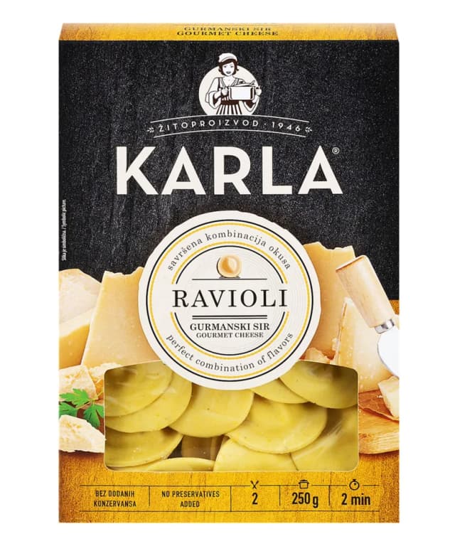 RAVIOLI GURMANSKI SIR 250 g KARLA