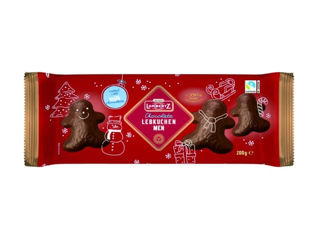 MEDENJACI GINGERBREAD MAN U MLIJEČNOJ ČOKOLADI 200 g LAMBERTZ
