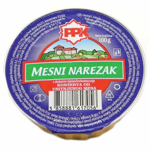 MESNI NAREZAK 100 G GUSTI PPK