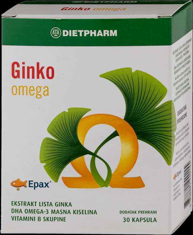Dietpharm Ginko omega kapsule 30 kom