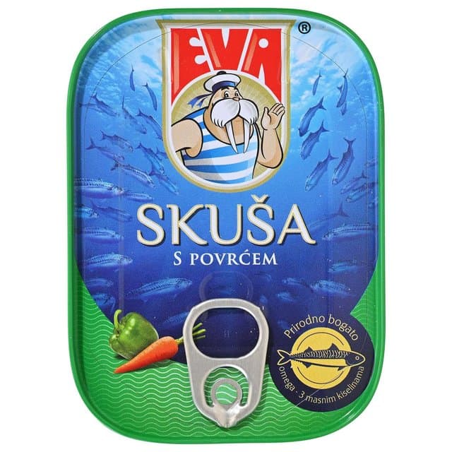 Skuša s povrćem u umaku od rajčice