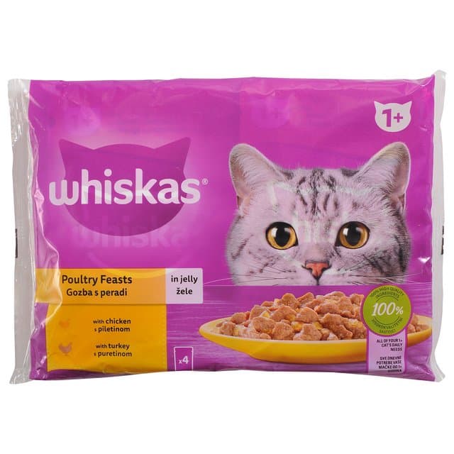 Whiskas 1+ Perad Mix 4x85g