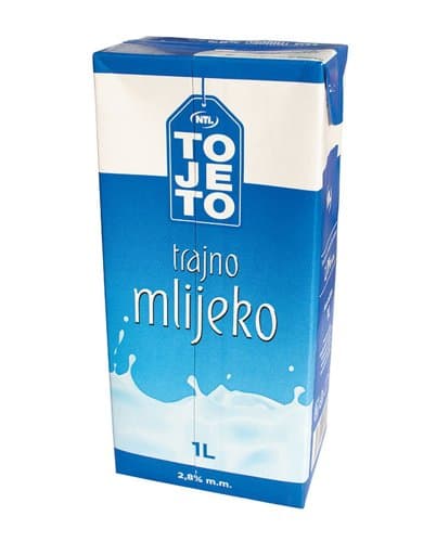 MLIJEKO TRAJNO 2,8 % m. m. 1L TOJETO