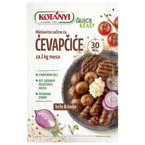 Mješavina začina za ćevapčiće Quick & Easy 25 g