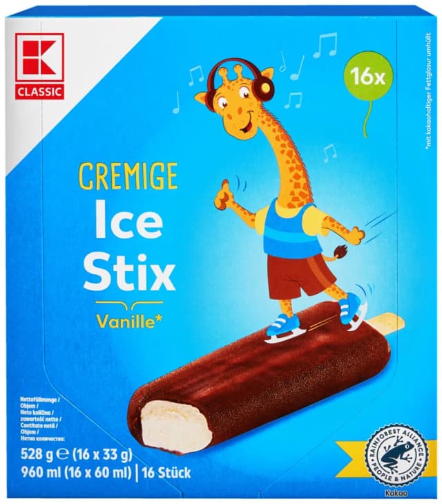 KLC.Sladoled na štapiću od van.16x60ml
