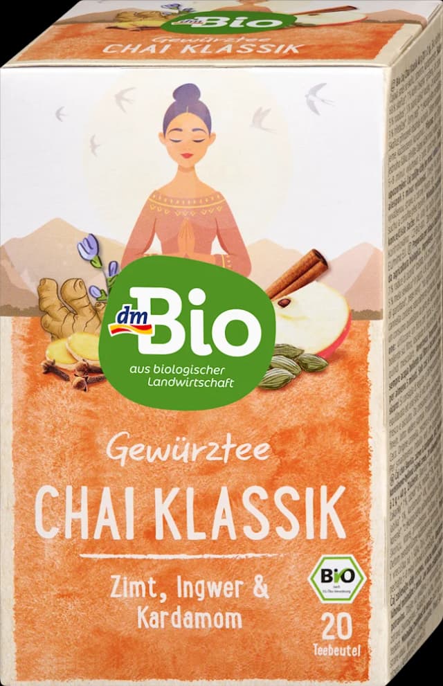 dmBio čaj chai klasik, 20x2g,40 g