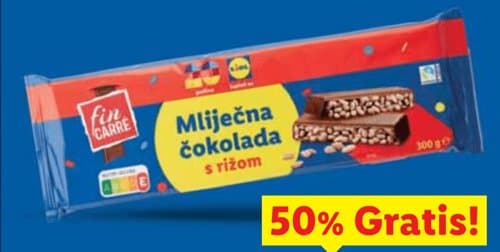 Bijelo-mliječna čokolada s rižom