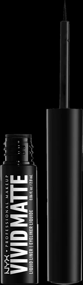 NYX tek. tuš za oči Vivid Matte crni 01