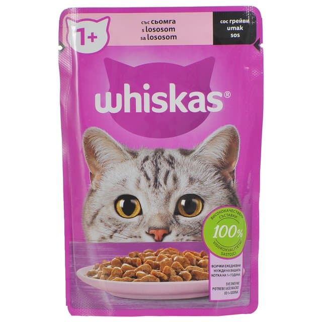 Whiskas 1+ Losos u Umaku