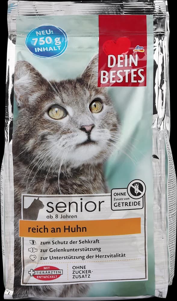 DB mačka Senior suha hr.pil.bez žit.750g