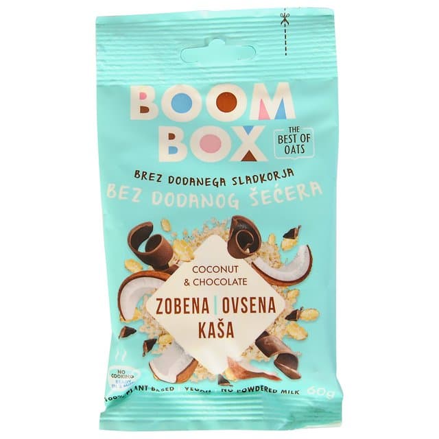 Zobena kaša kokos čokolada