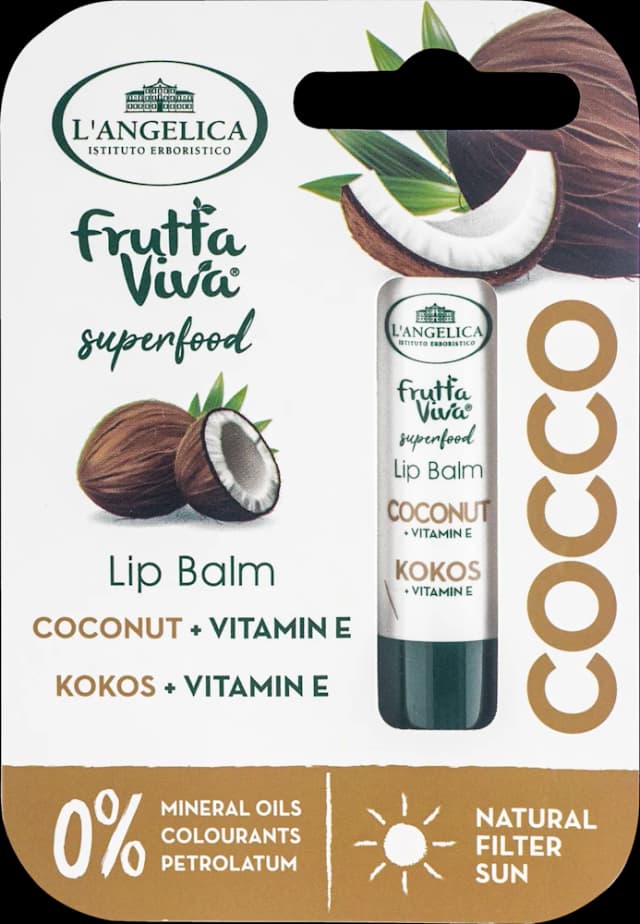 Balzam za usne L'Angelica Kokos + Vitamin E