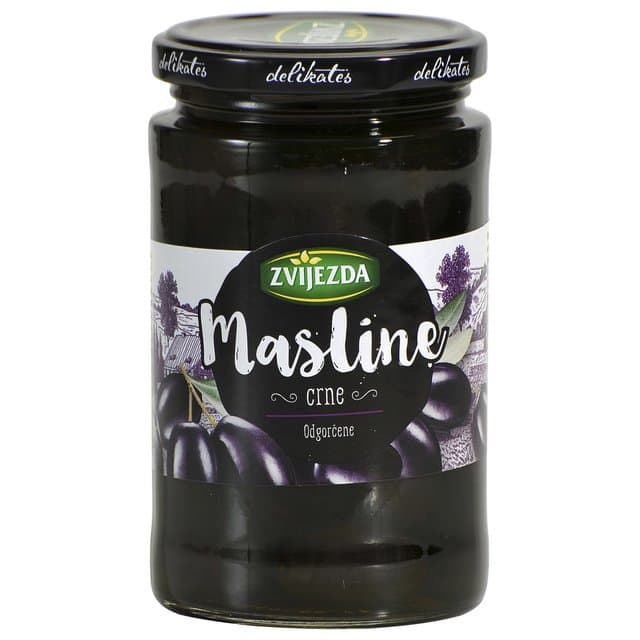 Masline crne odgorčene