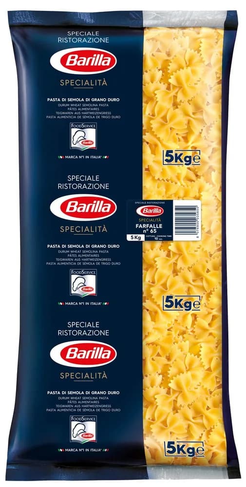 5KG BARILLA FARFAL 65 BEZ JAJA