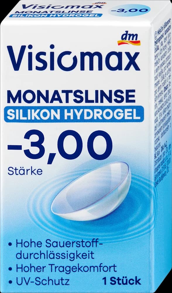 VISIOMAX sil.hidr.mj. leće -3,00 1 kom.