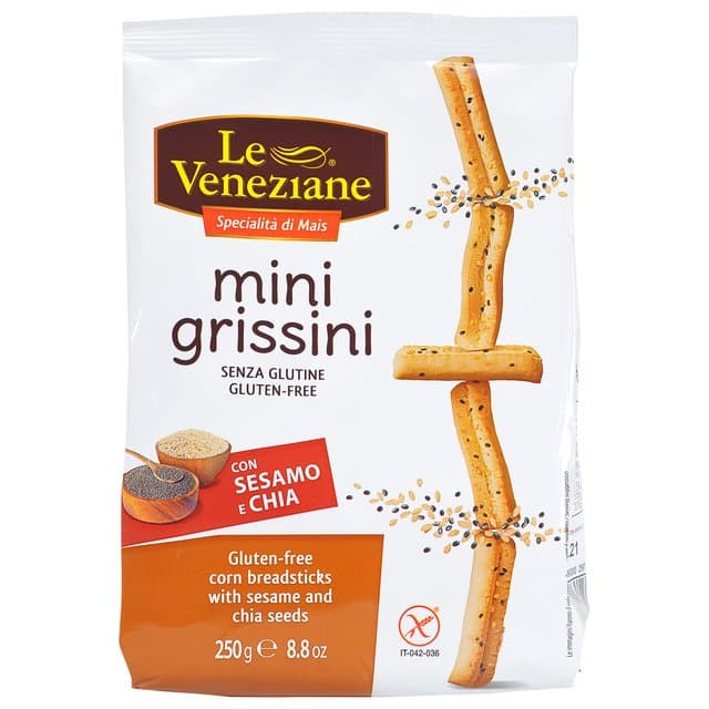 GRISINI MINI SEZAM CHIA 250g LE VENEZIANE