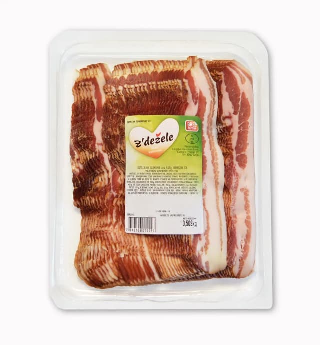 CCA500G DIMLJENA SLANINA NAREZ