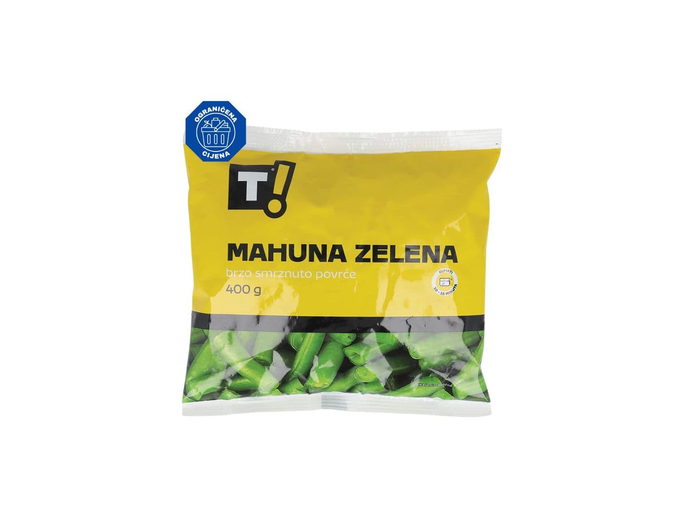 MAHUNA ZELENA SMRZ. 400 g T!