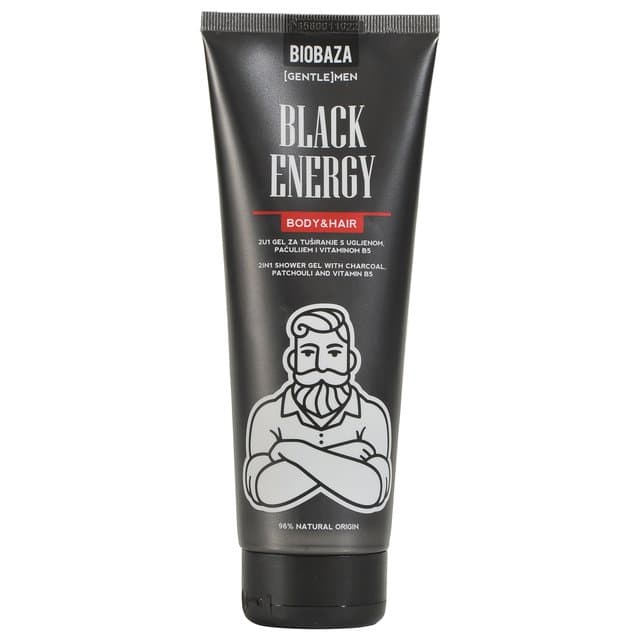 Biobaza Men Black Energy Gel za tuširanje 2u1