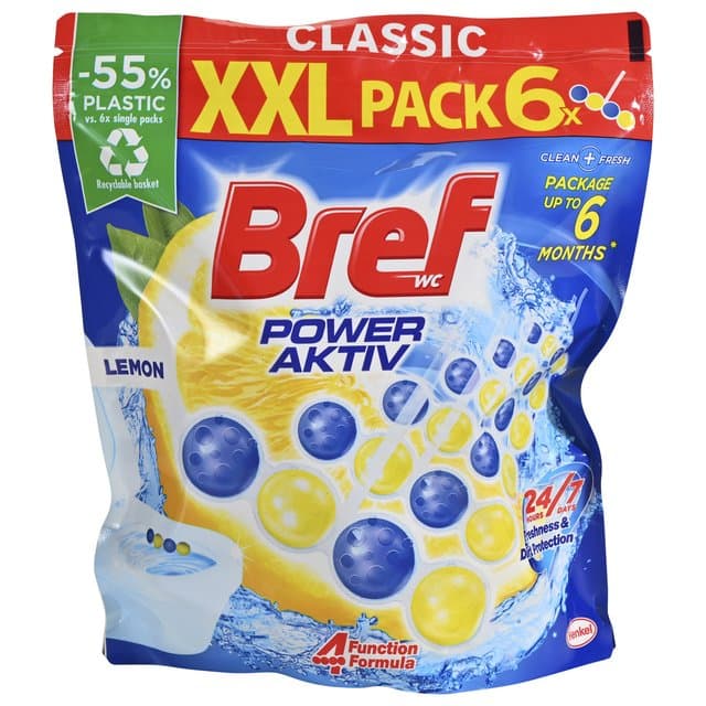 Bref Power Aktiv Lemon 6x50g
