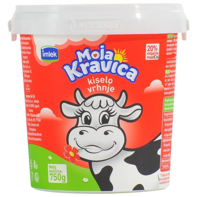 Kiselo vrhnje 20% m.m.