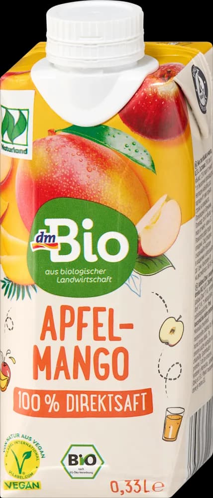 dmBio sok od jabuke i manga 0,33 l