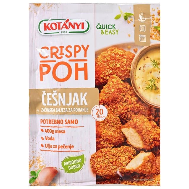 CRISPY POH ČEŠNJAK 70 g KOTANYI